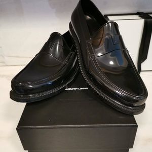 Saint Laurent men rubber shoe